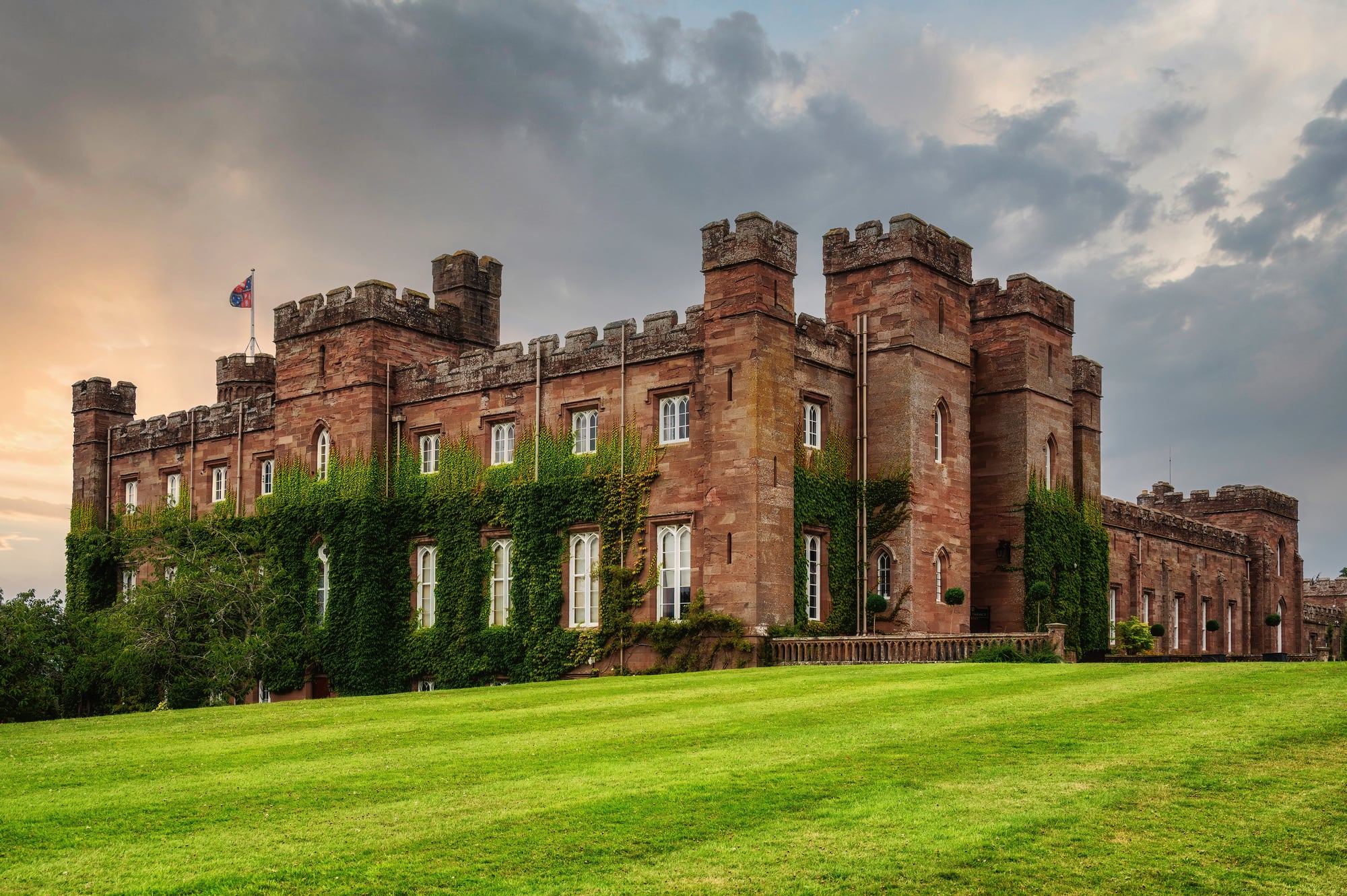 Glamis Castle in Angus, near Dundee